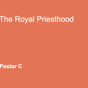 This Royal Priesthood